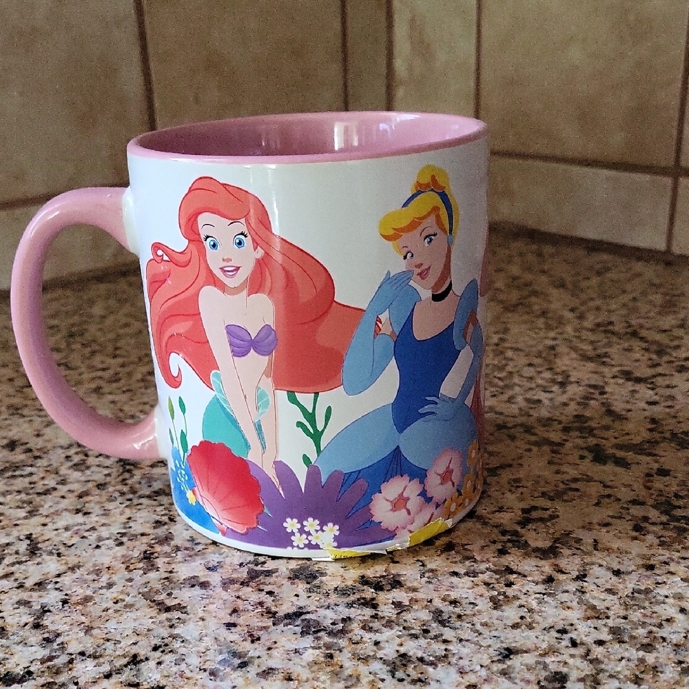 Disney Princess Mug with Pink Handle